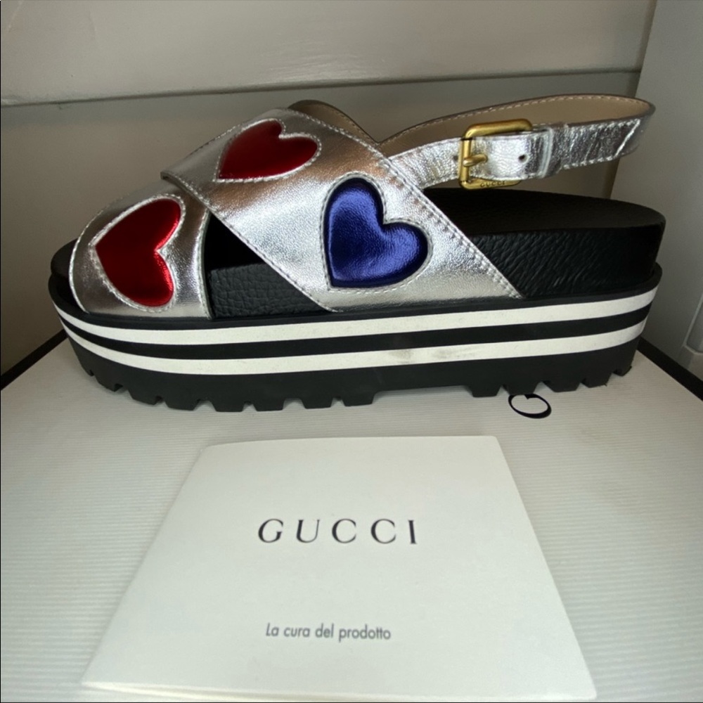 Gucci Platform Sandals, Authentic Gucci
